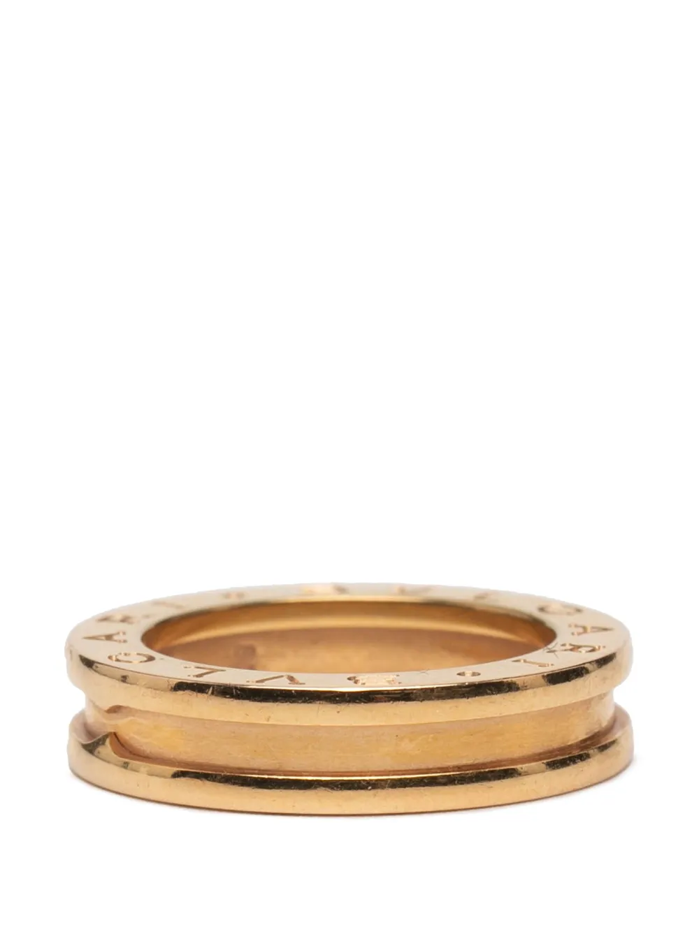 Pre-owned Bvlgari 2000-2020 18k Yellow Gold B.zero 1 Ring