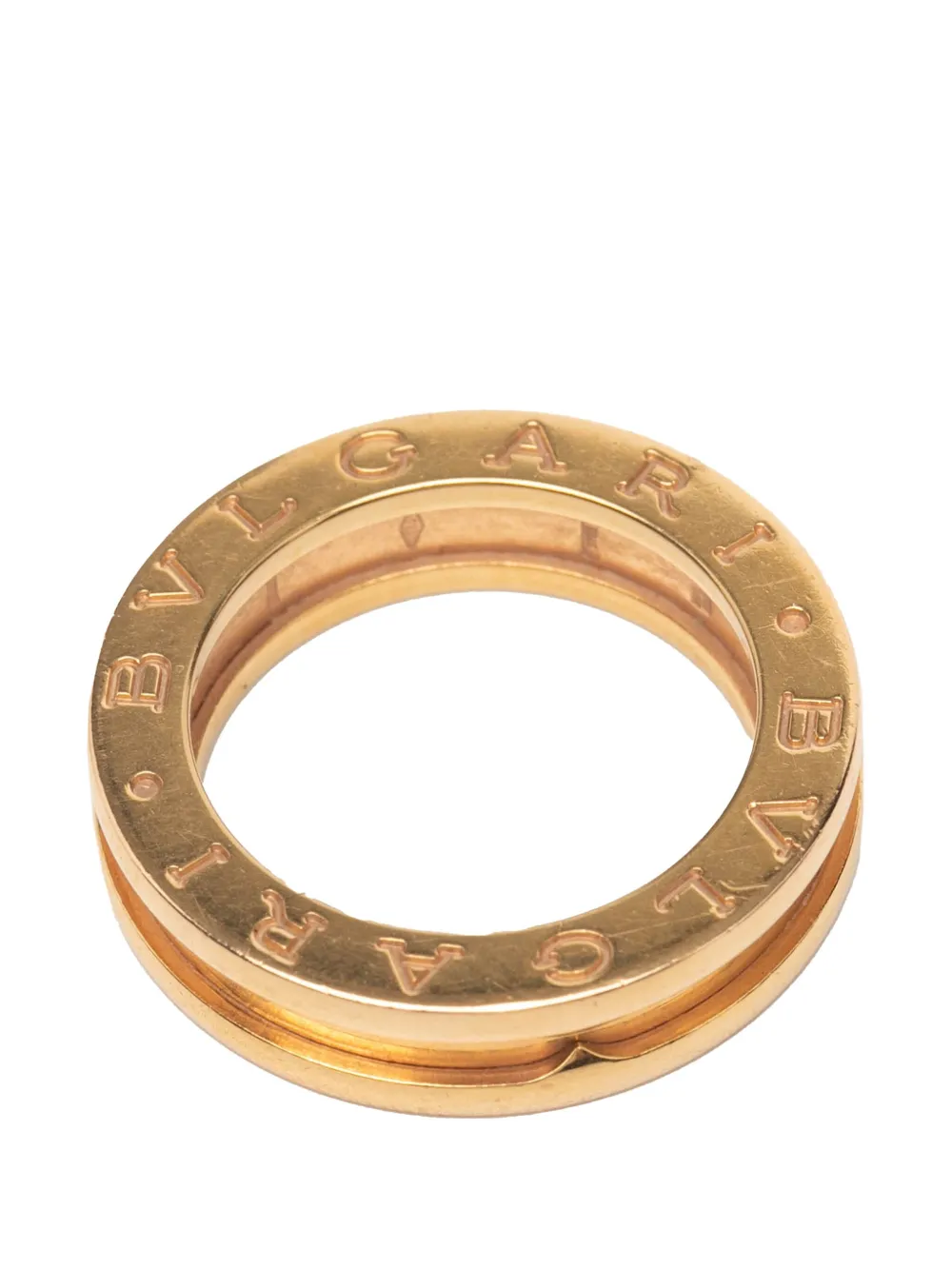 Pre-owned Bvlgari 2000-2020 18k Yellow Gold B.zero 1 Ring