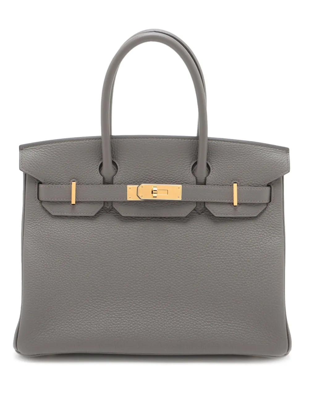 Hermès Pre-Owned 2022 Togo Birkin Retourne 30 handbag - グリーン Hermès Pre-Owned 2022 Togo Birkin Retourne 30 handbag - グリーン