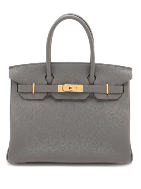 Hermès Pre-Owned 2022 Togo Birkin Retourne 30 handbag