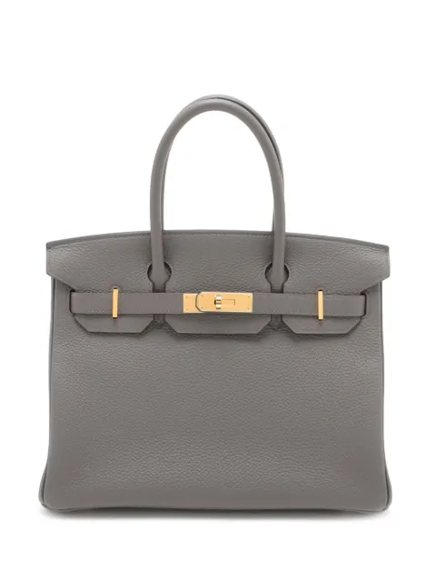 Hermès Pre-Owned 2022 Togo Birkin Retourne 30 handbag