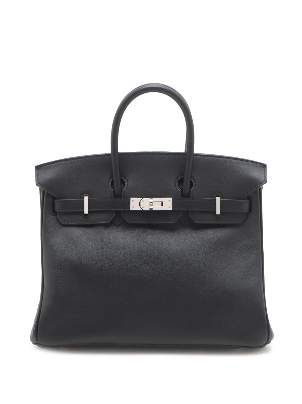 Hermès Pre-Owned 2016 Swift Birkin Retourne 25 handbag - ブラック Hermès Pre-Owned 2016 Swift Birkin Retourne 25 handbag - ブラック