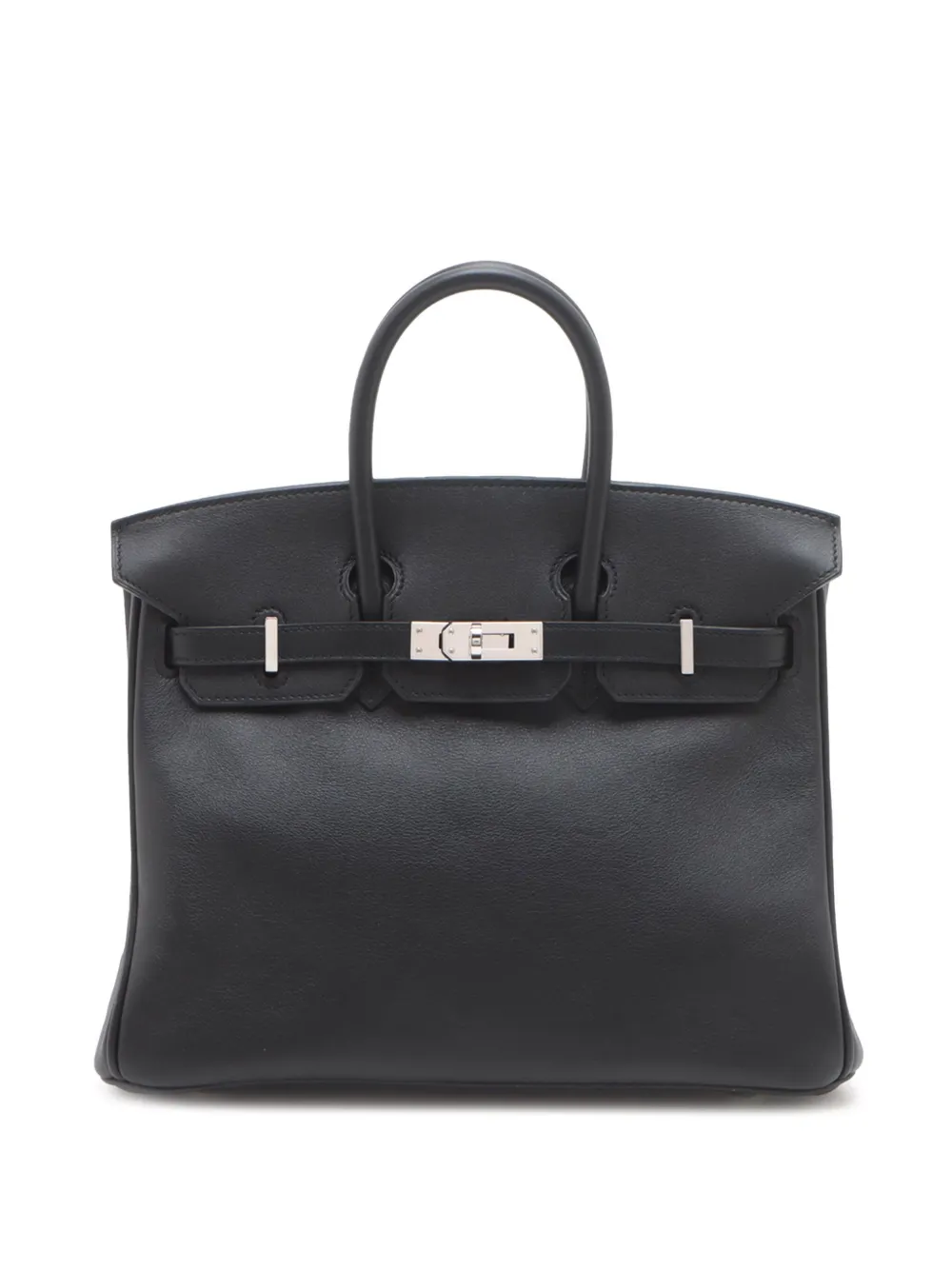 Hermès Pre-Owned 2016 Swift Birkin Retourne 25 handbag | Black | Image 1