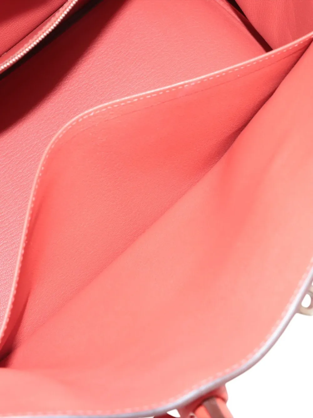 Pre-owned Hermes 2014 Togo Birkin Retourne 35 Handbag In Red