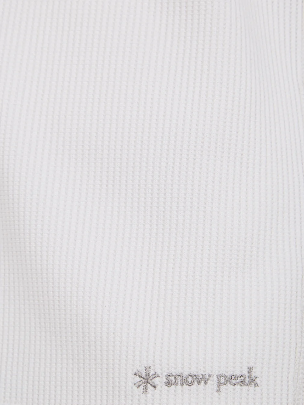  Snow Peak Ribbed T-shirt - White 