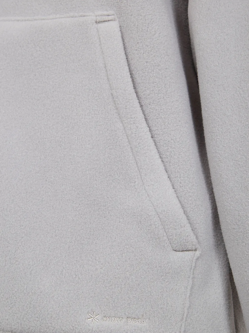 Snow Peak Zip Hooded Sweatshirt In Gray