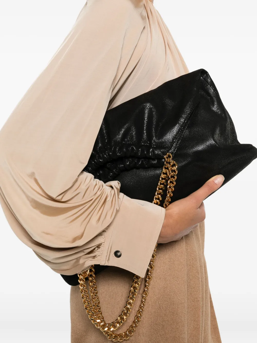 Stella McCartney medium Falabella chain shoulder bag - Zwart