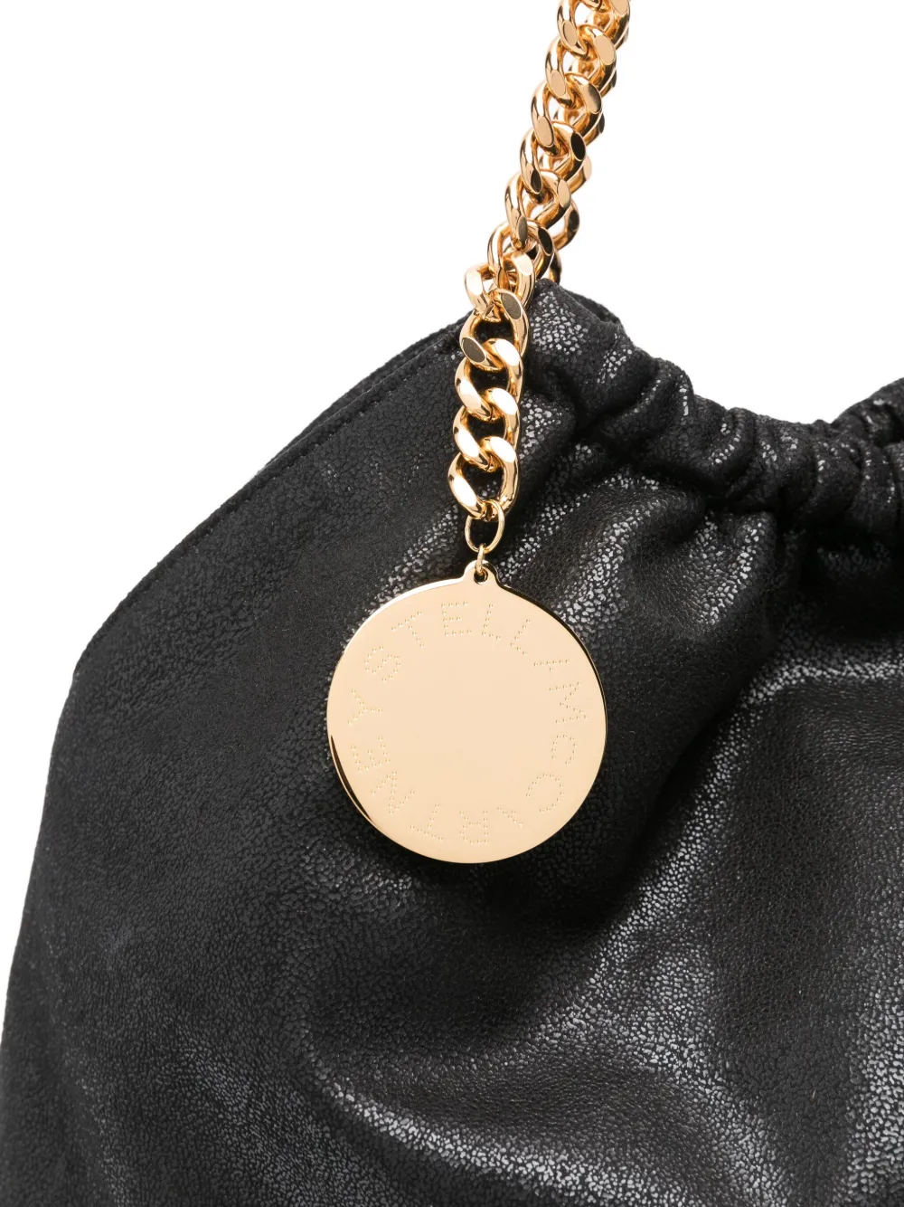 Stella McCartney Medium Falabella schoudertas met ketting Zwart