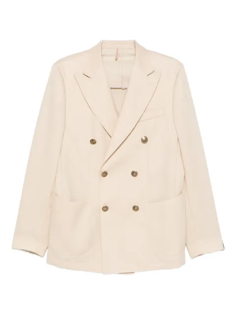 Santaniello double-breasted pocket jacket