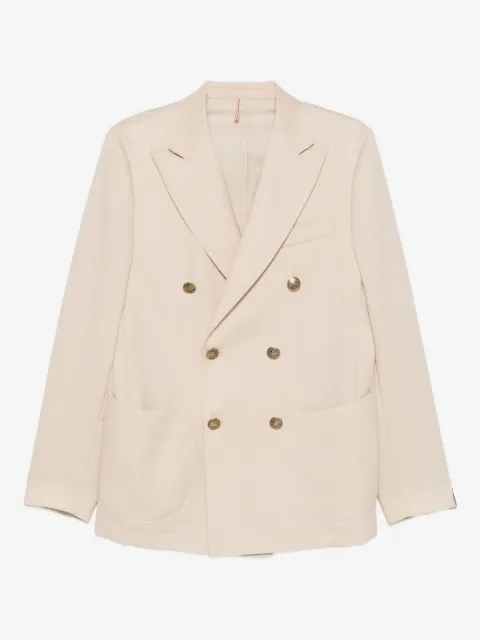 Santaniello double-breasted pocket jacket