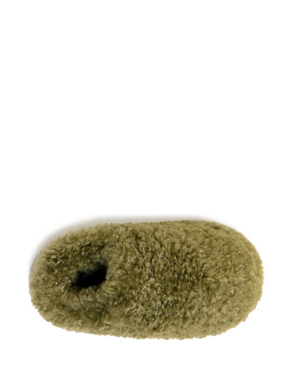 Apparis Misha bouclé slippers - Groen