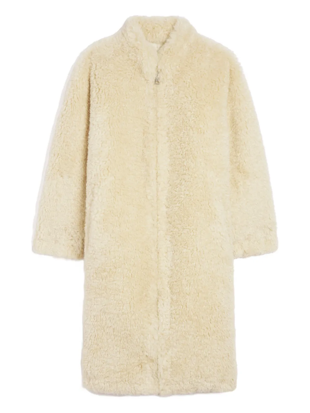Apparis Jude Bouclette Coat In Neutral