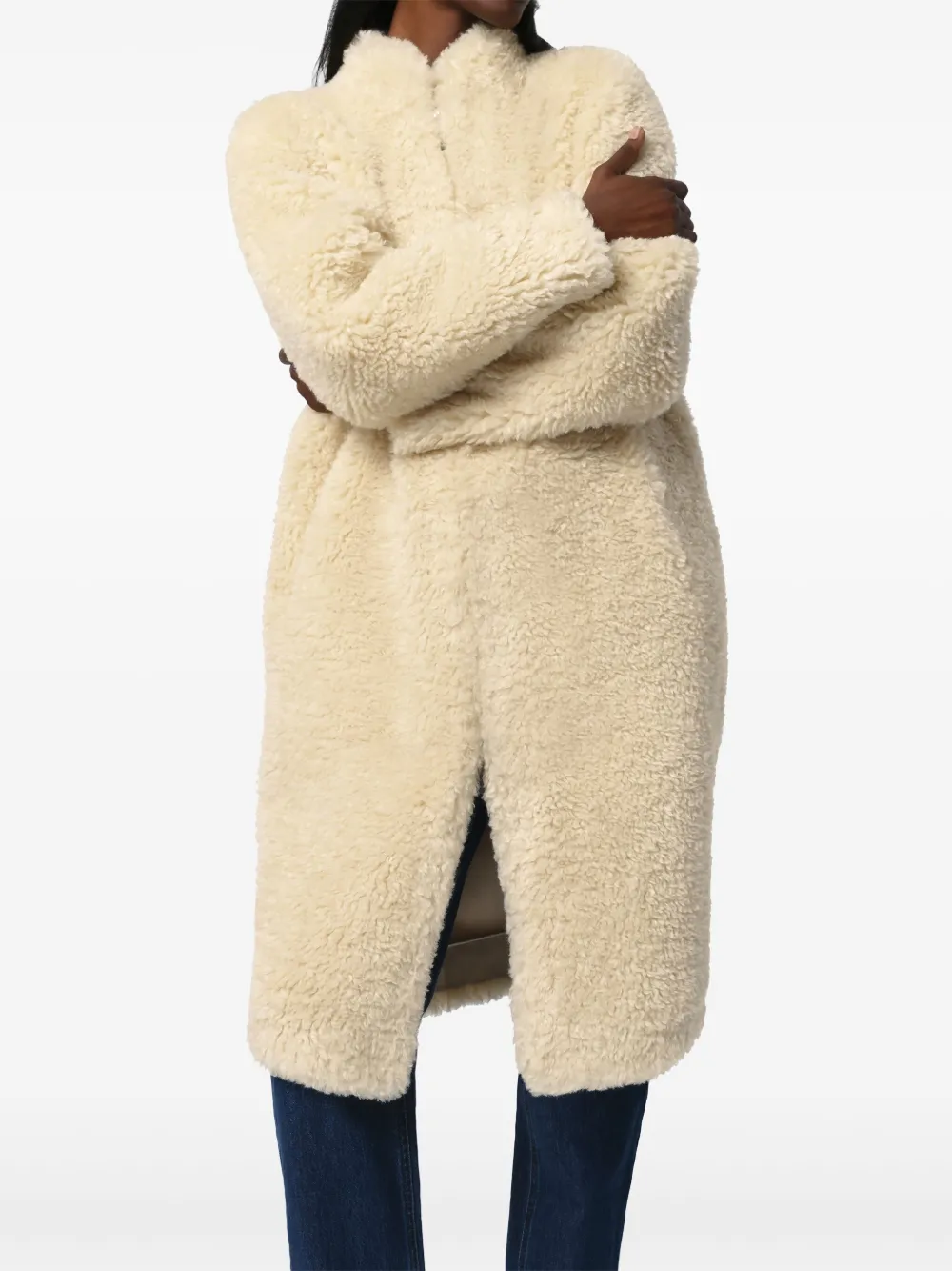 Apparis Jude bouclé jas Beige