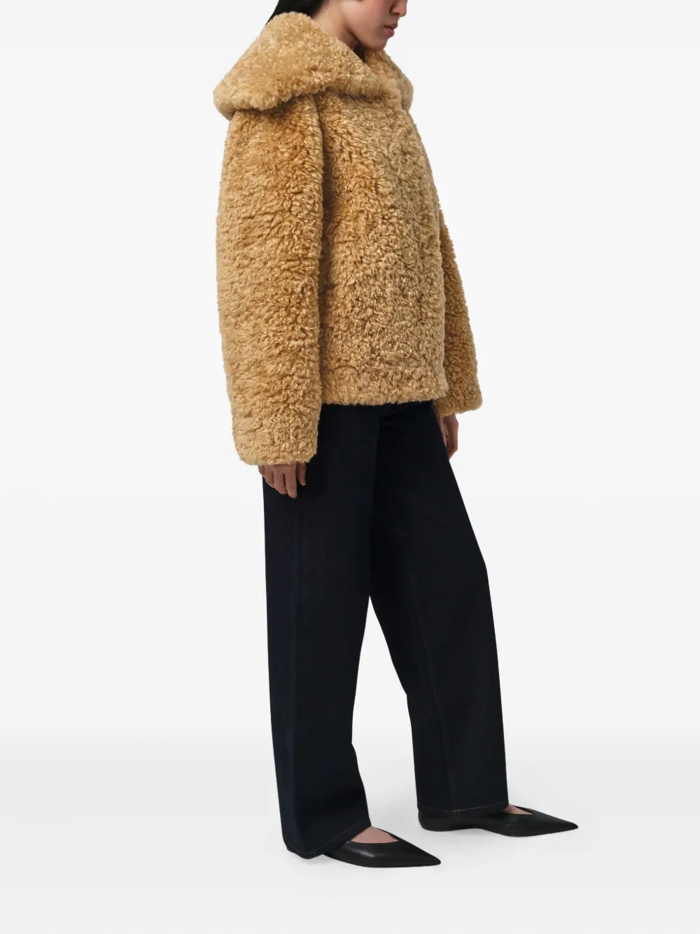 Apparis Collins Coat In Neutral