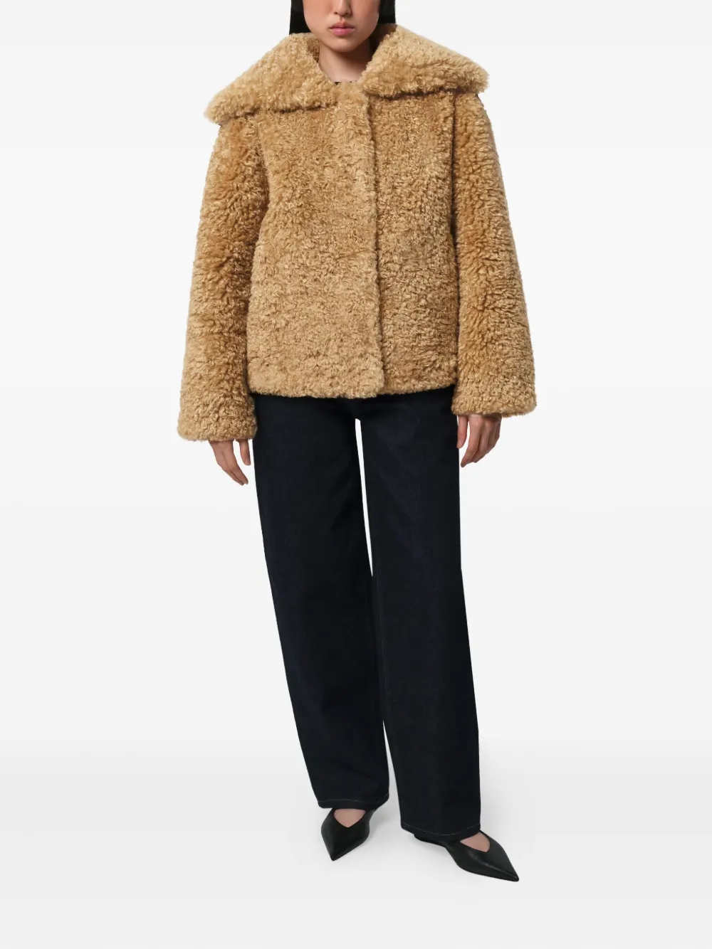 Apparis Collins Coat In Neutral