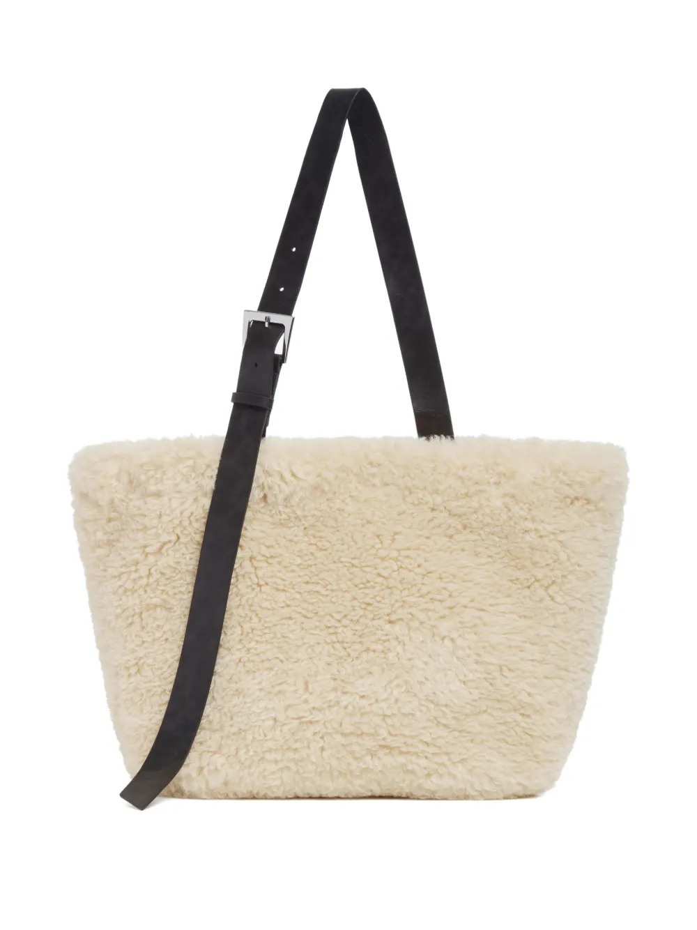 Apparis Esti Bouclette Tote Bag In Neutral