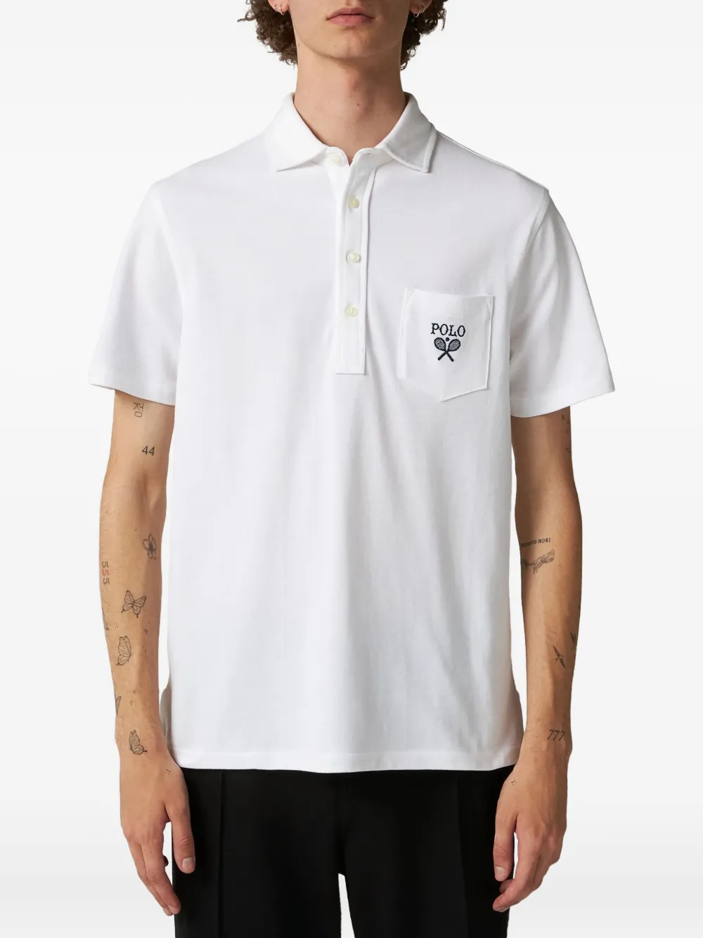 Polo Ralph Lauren Tennis Crest poloshirt Wit