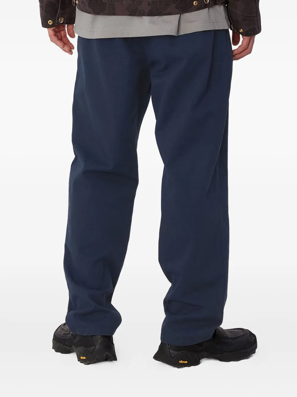 Carhartt WIP Broek met logopatch Blauw