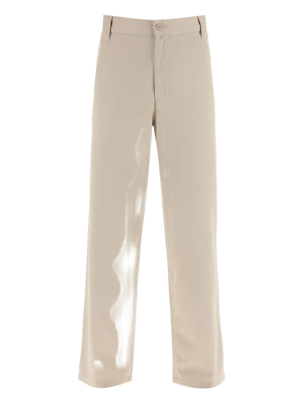 Carhartt Button-fly Trousers In Neutral