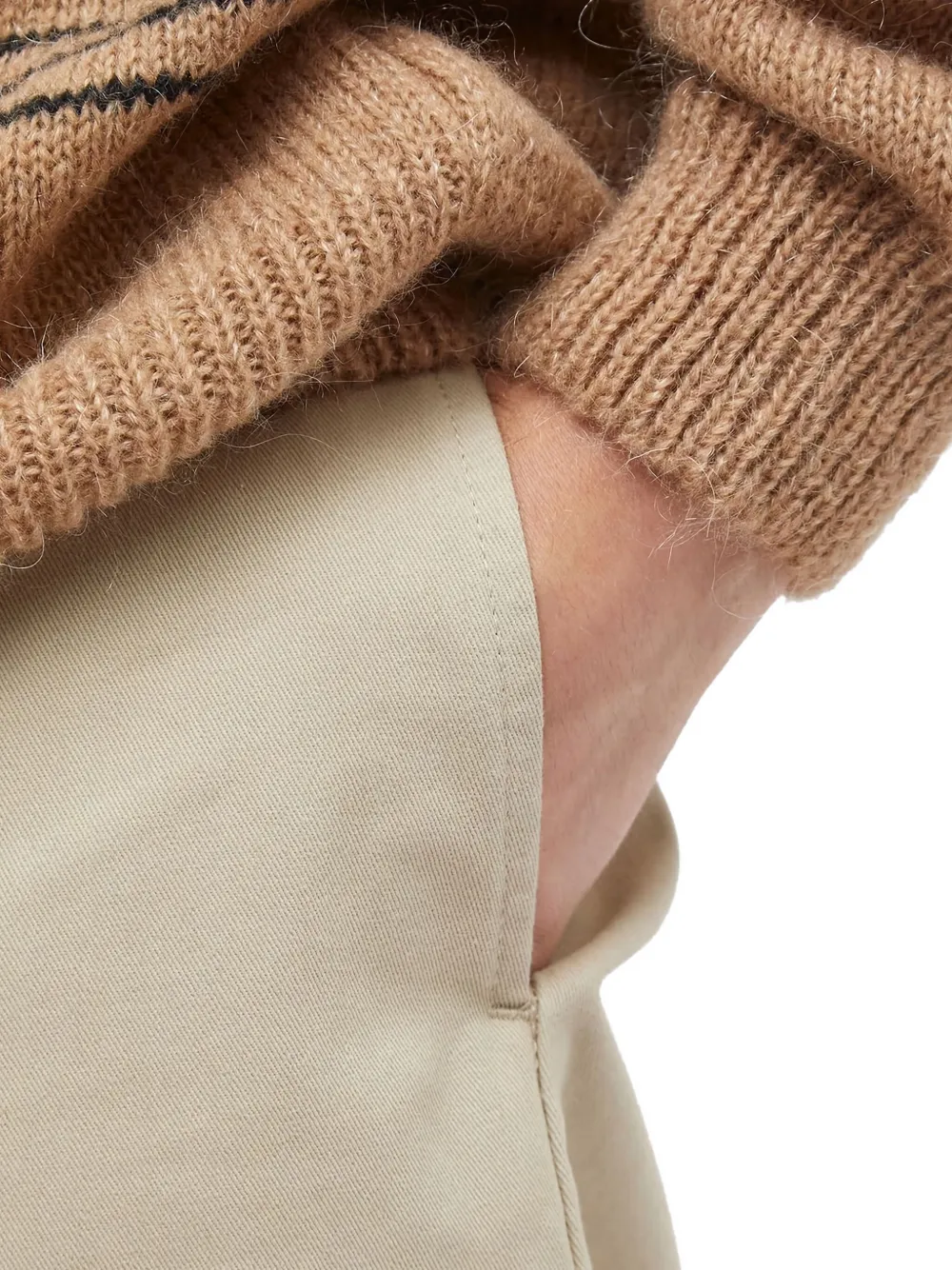 Carhartt Button-fly Trousers In Neutral