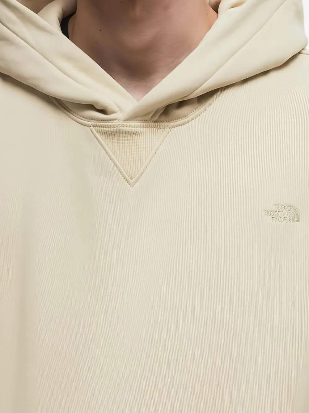 The North Face Hoodie met geborduurd logo Beige