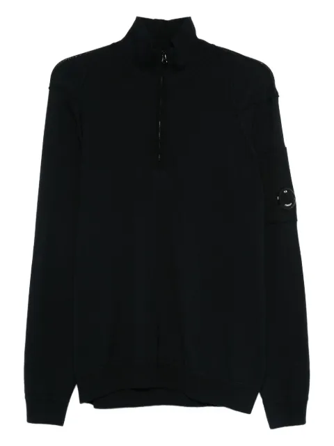 C.P. Company Lens-detail half-zip sweater