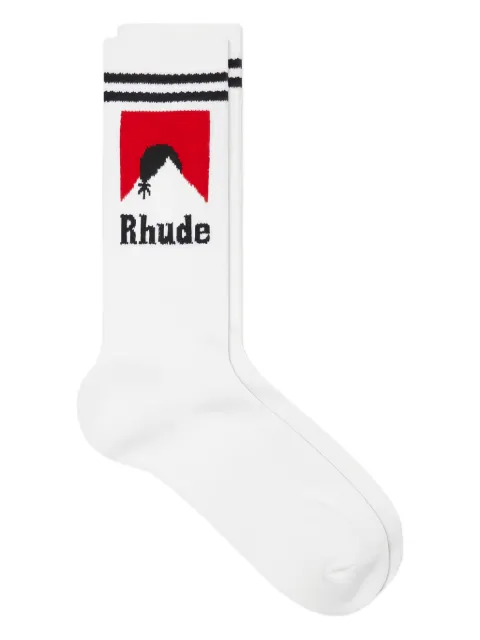 RHUDE calcetines Moonlight a rayas