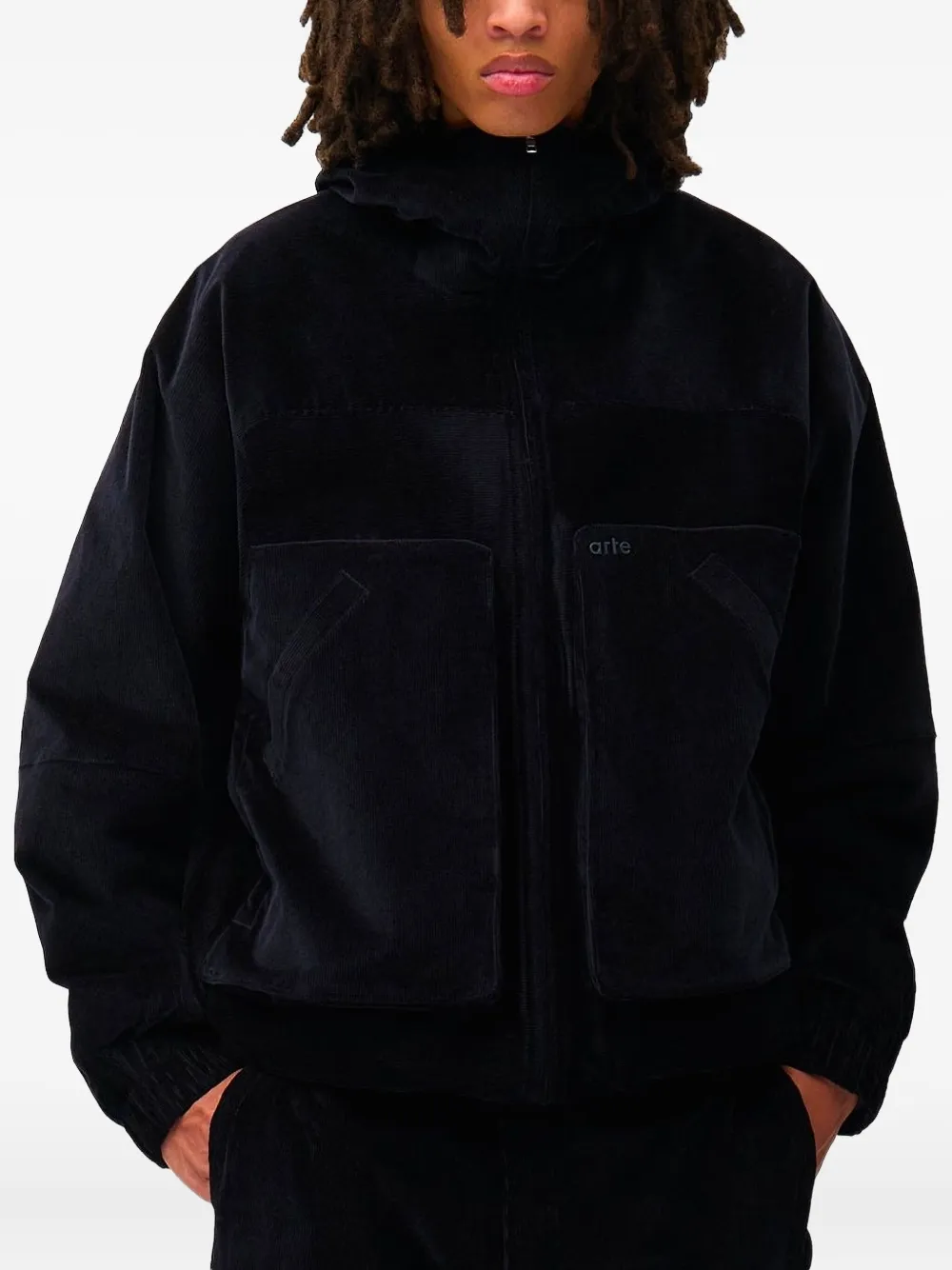 Arte Antwerp corduroy hooded jacket | Hooded Jackets | Image 2