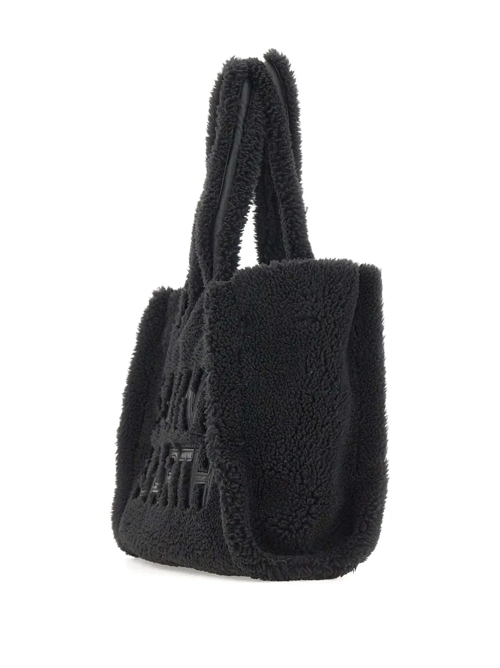 Mc2 Saint Barth Colette Teddy Embroidered Tote Bag In Black