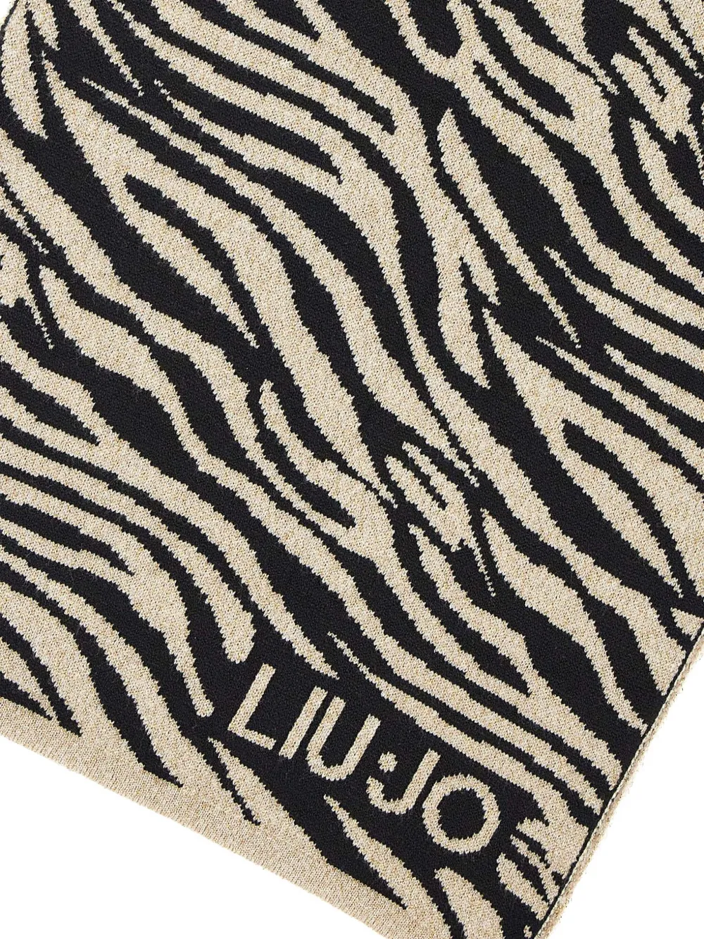 LIU JO Sjaal met dierenprint Beige