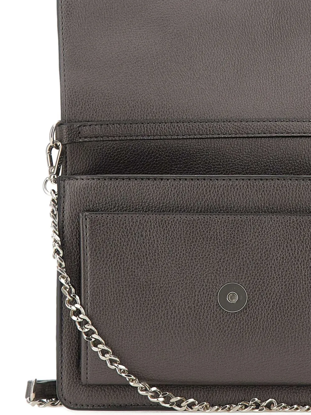 Liu •jo Logo-plaque Shoulder Bag In Gray