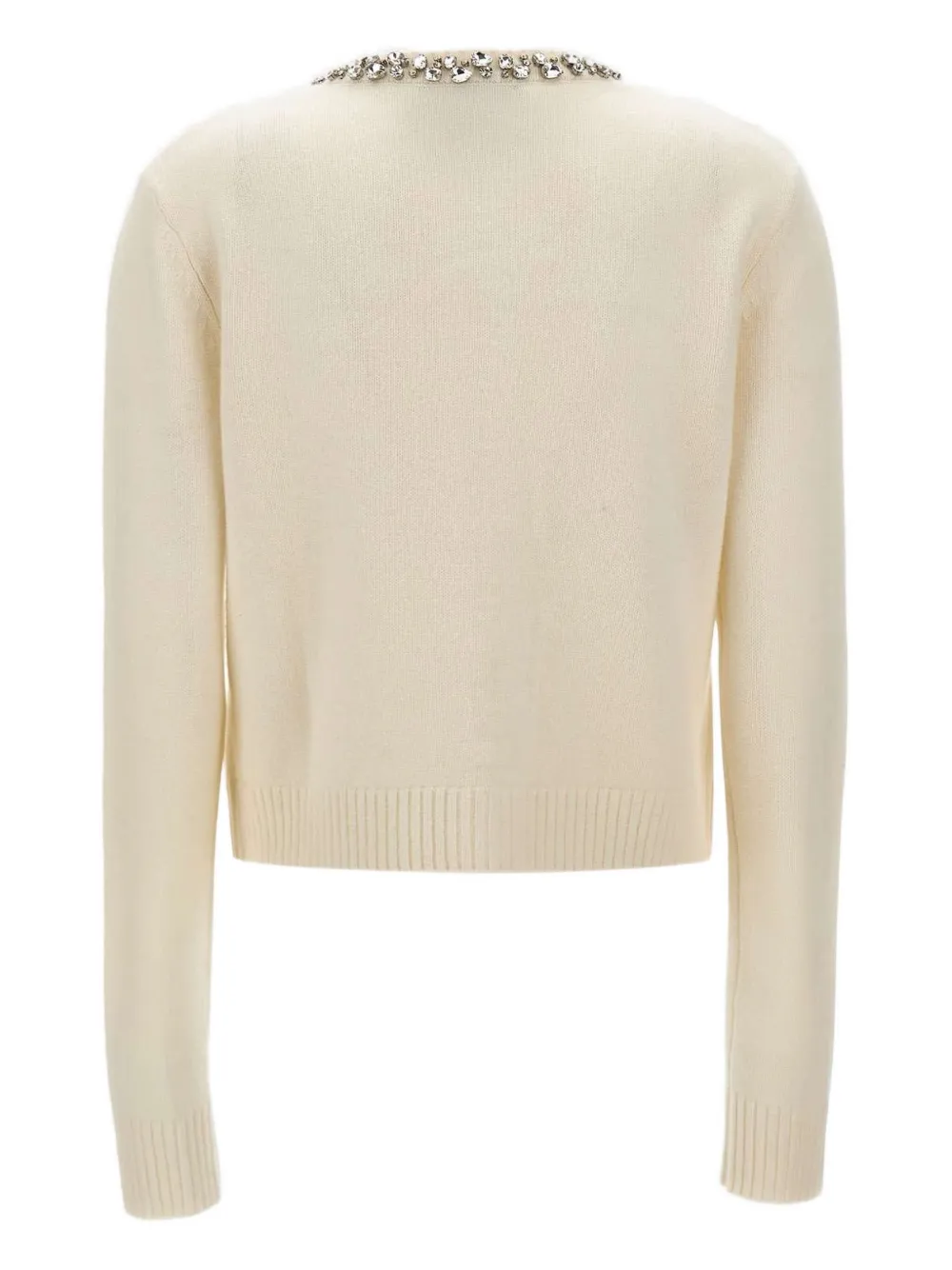 Kaos Ribbed Cardigan In Neutral