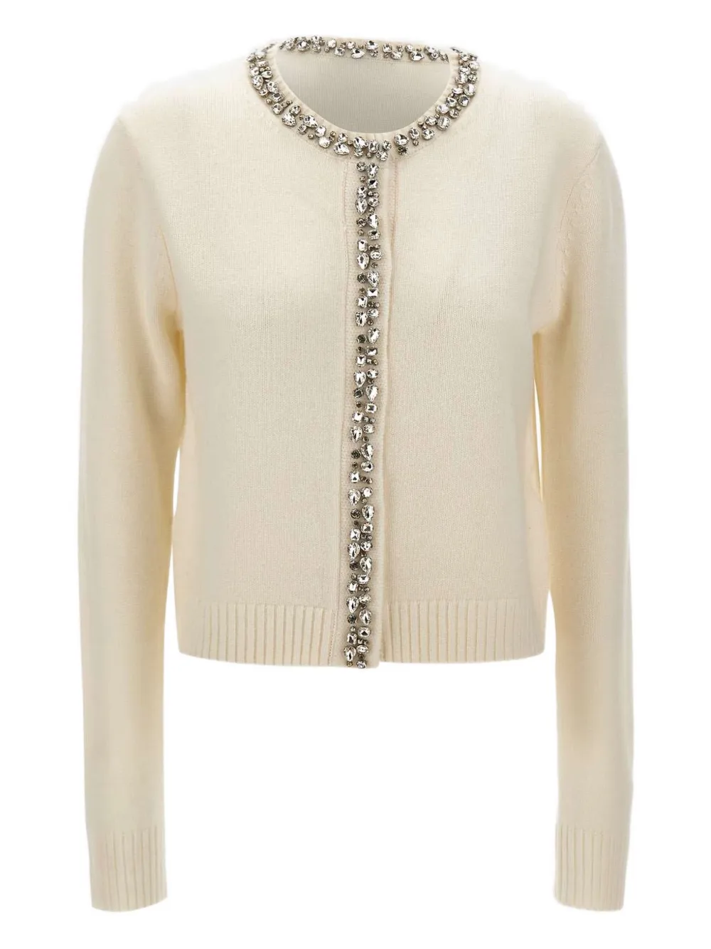 Kaos Ribbed Cardigan In Neutral