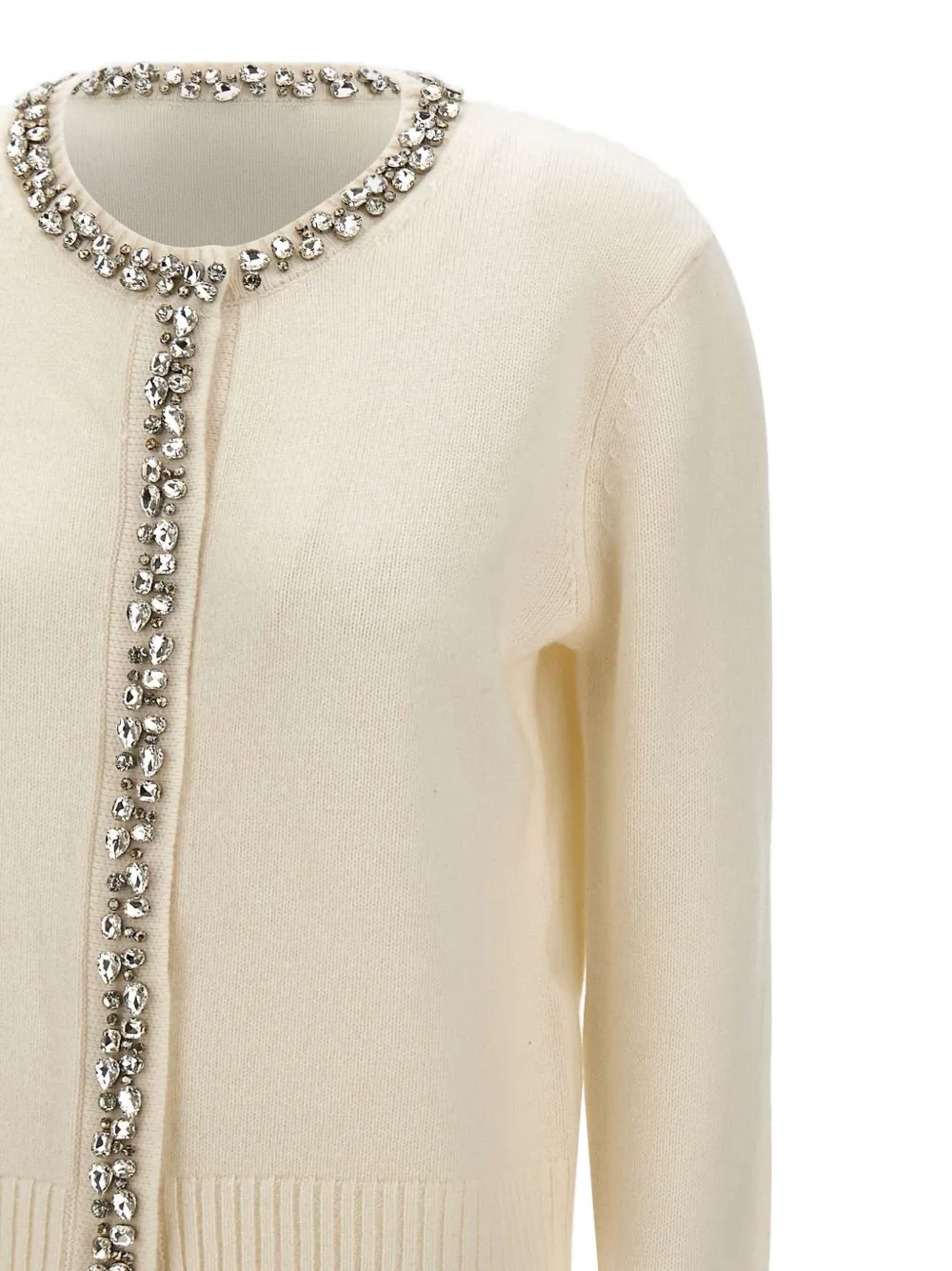 Kaos Ribbed Cardigan In Neutral