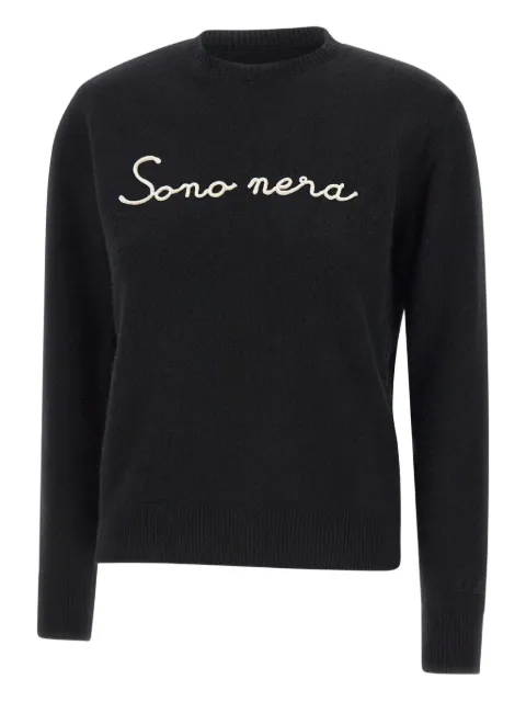 MC2 Saint Barth embroidered crew neck knitted top