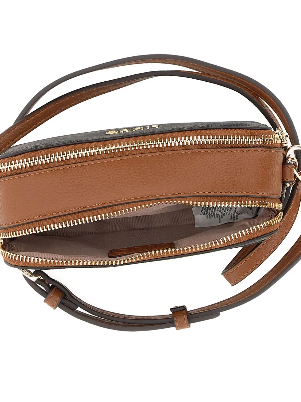 Liu •jo Monogram Shoulder Bag In Brown