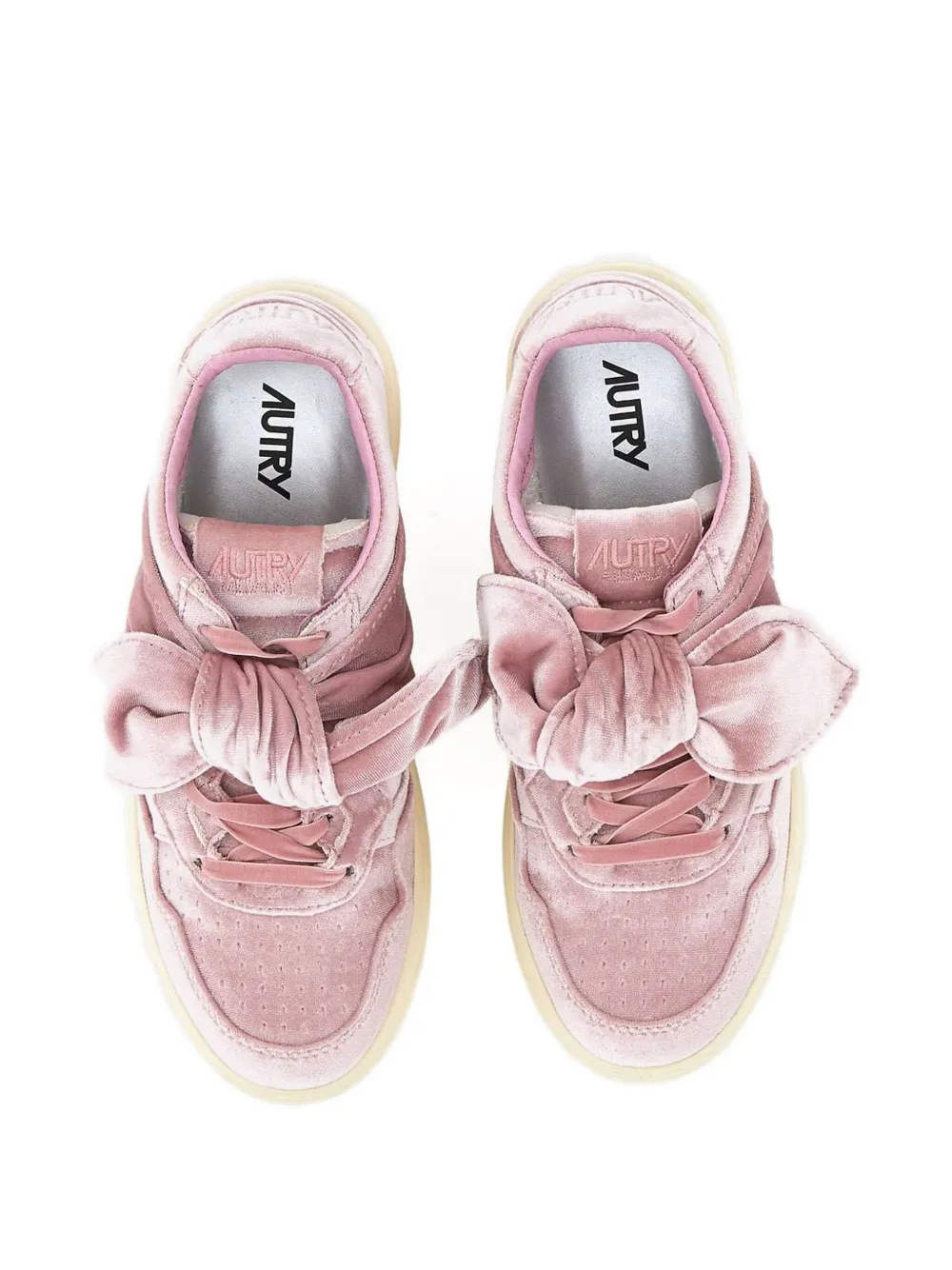 Autry Medalist sneakers met strikdetail Roze