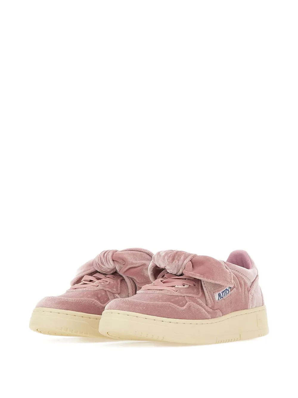 Autry Medalist sneakers met strikdetail Roze