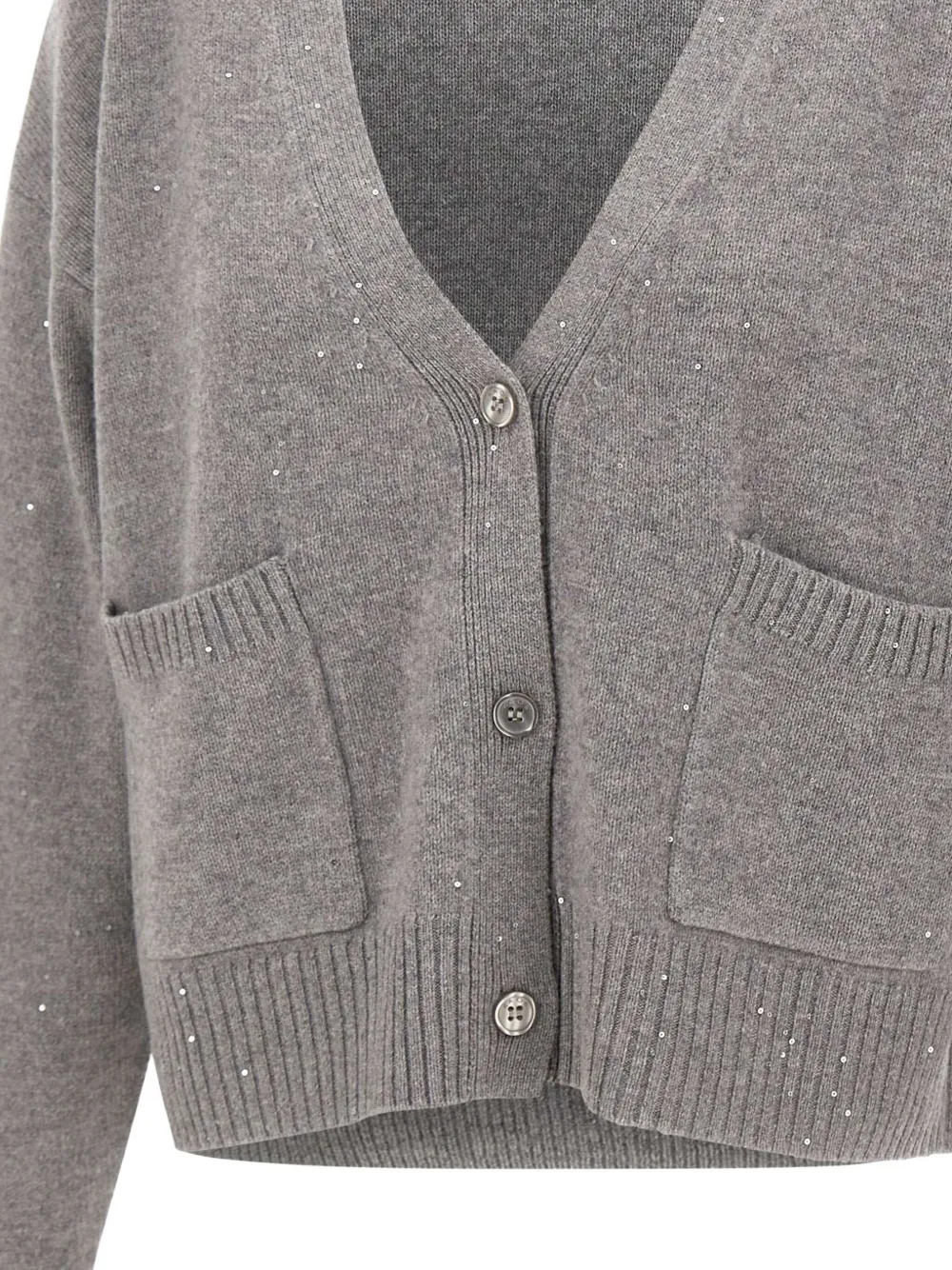 Kaos Pockets Cardigan In Gray