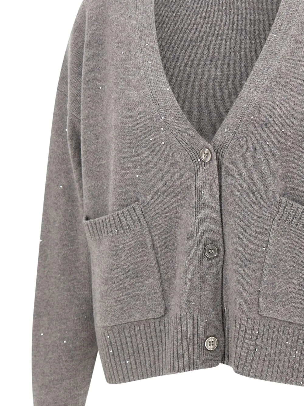 Kaos Pockets Cardigan In Gray