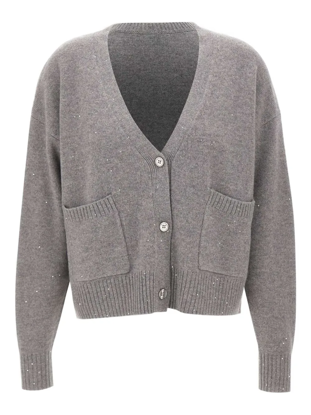 Kaos Pockets Cardigan In Gray