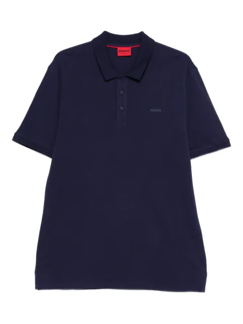 HUGO Donos logo-detail polo shirt