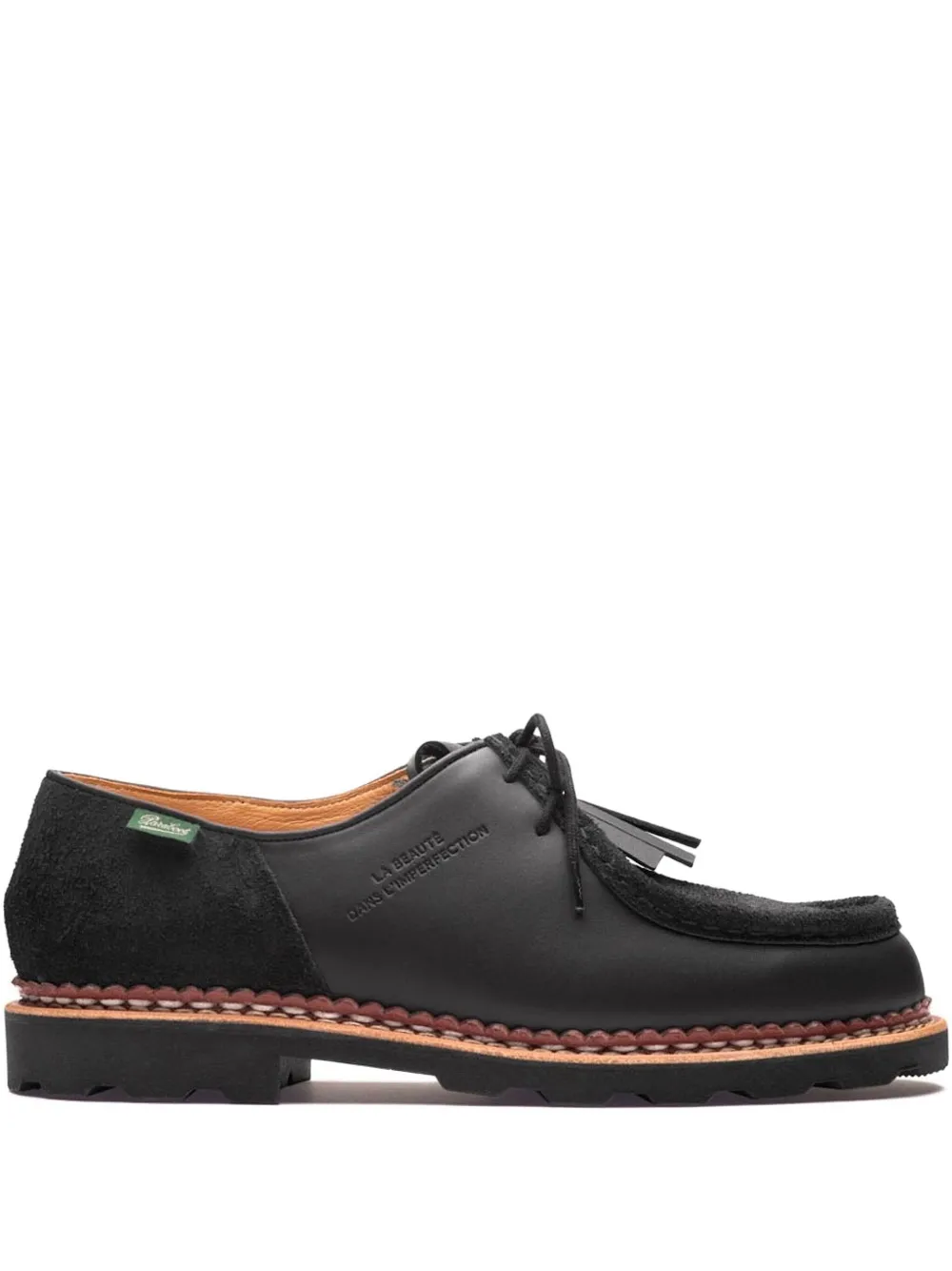 Paraboot x Universal Works Michael derby shoes | Black | Image 1