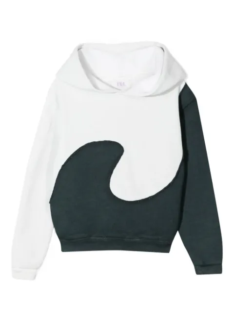 ERL KIDS colour-block hoodie