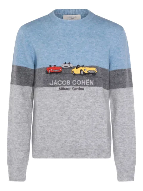 Jacob Cohën car graphic sweater