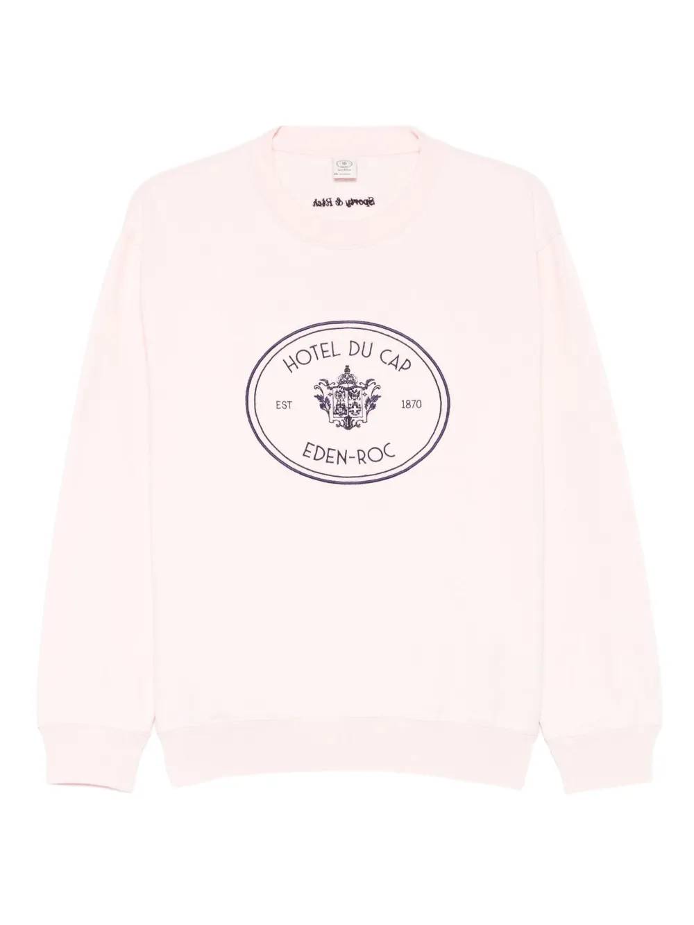 Sporty And Rich Graphic Print Sweatshirt In Pink