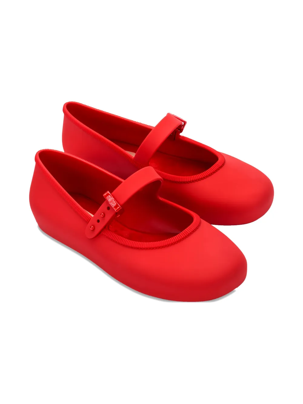 Mini Melissa Ballerina's met gespsluiting Rood