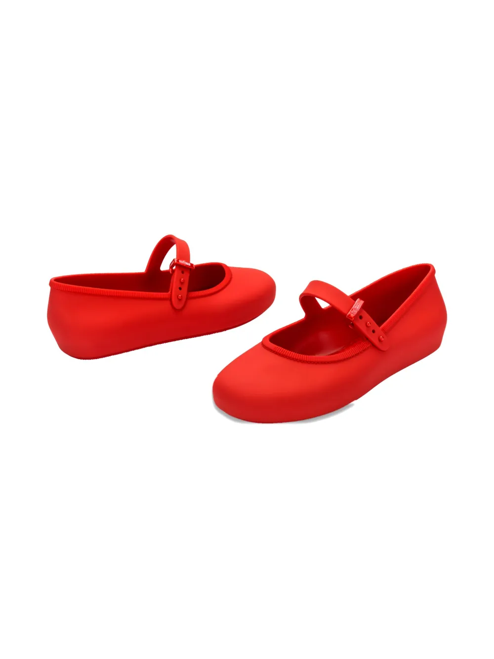 Mini Melissa Ballerina's met gespsluiting Rood