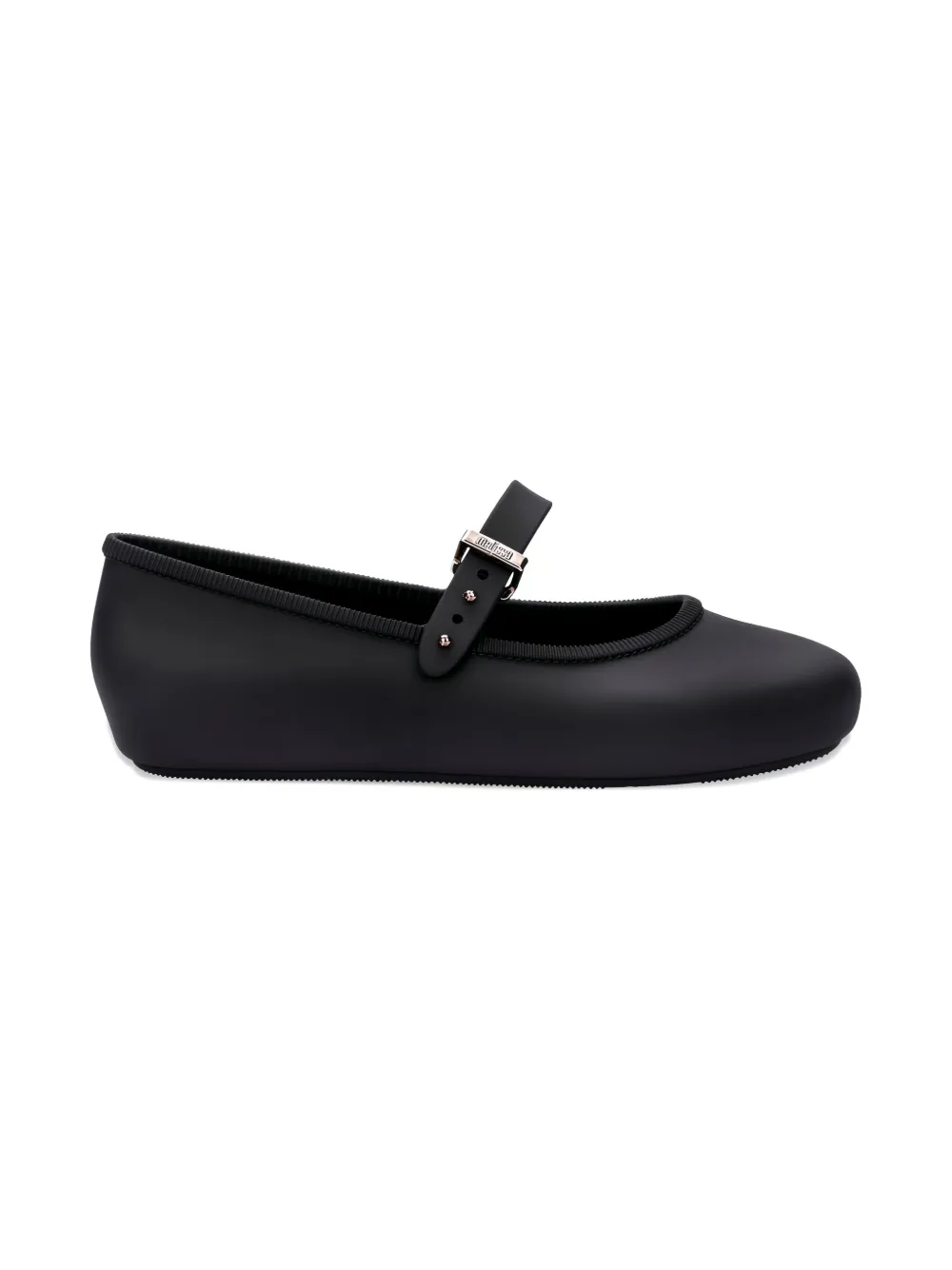Mini Melissa Ballerina's met gespsluiting - Zwart