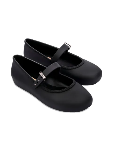 Mini Melissa buckle-strap ballerinas